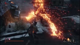 [隻狼（SEKIRO）ボス攻略］葦名城の赤鬼討伐：襲撃しに来た兵士にやってもらうの巻