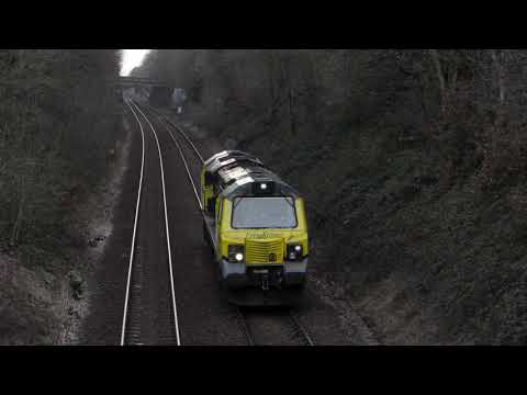 Freightliner 70008 Hope ( Earles Sidings ) - Guide Bridge Yard @ Apethorn Lane 8/2/21