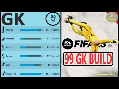 Best 99 Overall Goal Keeper (GK) Build for FIFA 23 Career Mode - Maximum Potential