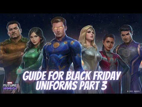 Guide For Black Friday | Uniform Suggestions By Visiting Agents Account Part 3 | Marvel Future Fight
