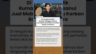 Insanul Fahmi Rela Jual Mobil Mewahnya Demi Bantu Korban di Banjir Sumatera, Aksi Tuai Pro-Kontra