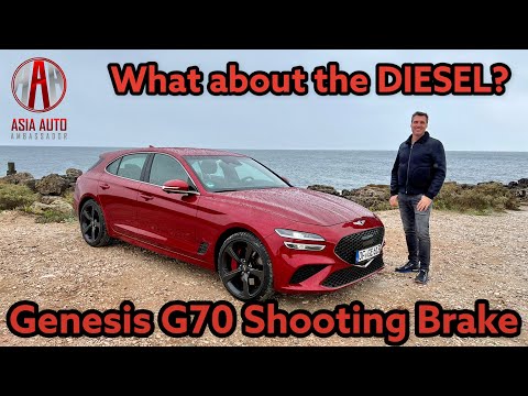 Genesis G70 Shooting Brake: What about the Diesel? Full English Review | Test Drive | 2021 / 2022