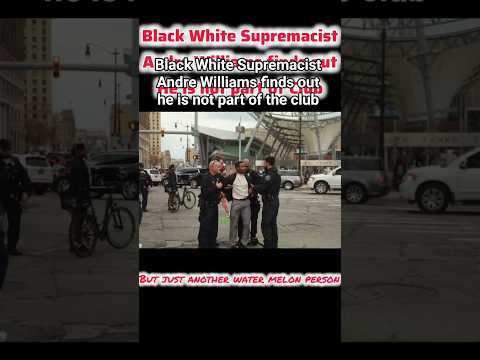 Black White Supremacist Andre Williams finds out he is not part of the club