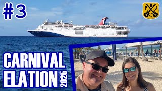 Carnival Elation 2025 Pt.3 - Princess Cays, Snorkel Mode, Island Buffet, Karaoke - ParoDeeJay