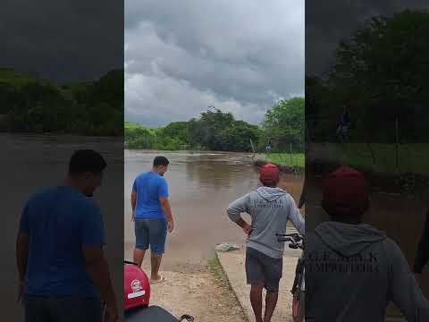 maior cheia do rio Aguiar #chuva #deus #paraiba #turismo