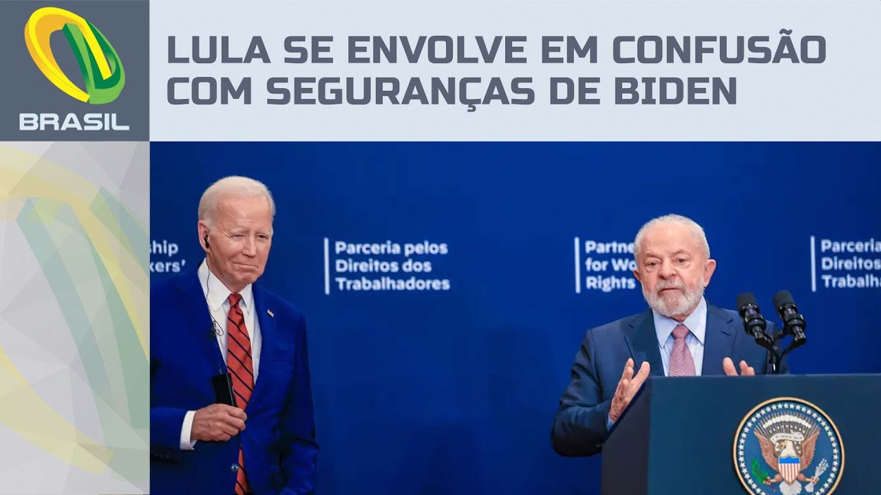 Lula se envolve em confusão com seguranças de Biden nos EUA e cancela evento