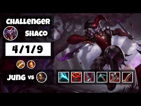 Shaco s11 Jungle Challenger Replay (4/1/9) - KOREAN