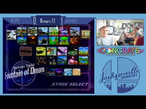 Jax Smash Weekly 5/25/17 - Wevans(Samus) Vs nope(Fox) - Melee Winners R3