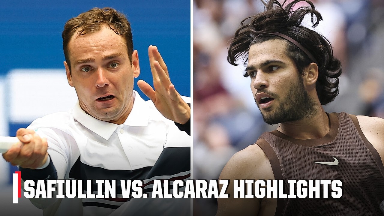 CARLITOS RETURNS 🔥 Roman Safiullin vs. No. 2 Carlos Alcaraz | Round 1 Highlights | 2026 US Open