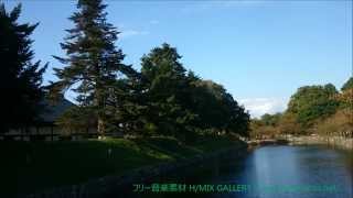 preview picture of video 'Moat of Hikone Castle 彦根城の堀　BGM'