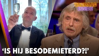 Johan Derksen hoort Vandaag Inside overgeslagen worden door Talpa-CEO: 'Is hij b