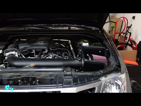 How to Install K&N Short Ram Intake With Sound Test // 2008 to 2019 Nissan Frontier