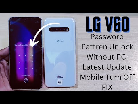 Lg V60 Hard Reset 2023 | Lg Thinq Android 12 Unlock Password Pattren Without PC Mobile Not Turn Off
