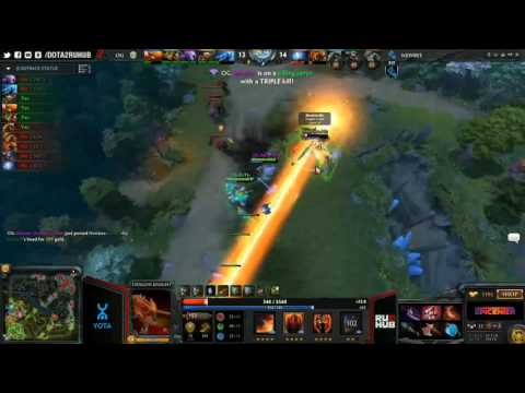 @Miracle_Dota2 9k mmr Faceless Void rampage vs @NewbeeCN