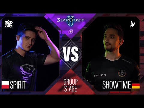Spirit vs. ShoWTimE // Gamers8 featuring StarCraft  // Group Stage