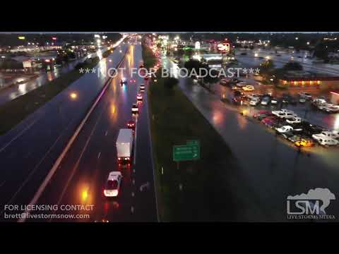 06-01-2019 - Amarillo, TX Flooding highlights from drone I-40 and Paramount and S Avondale
