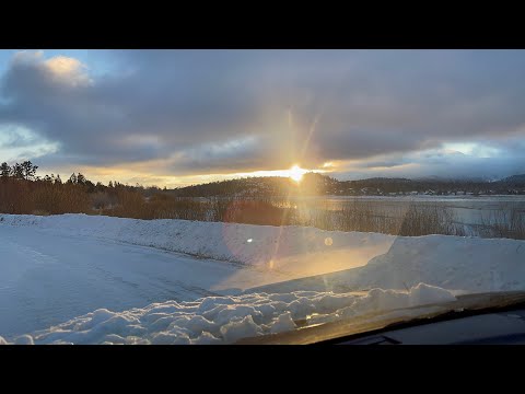 WInter Wonderland. The Aftermath.1/26/2021. Sunrise SNOW drive. Big Bear BEAUTY in full effect.