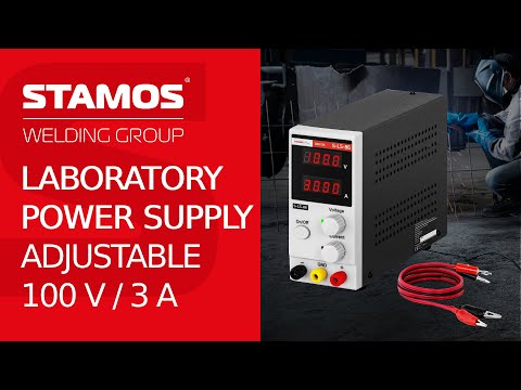 video - Laboratory Power Supply - adjustable 0 - 100 V - 0-3 A