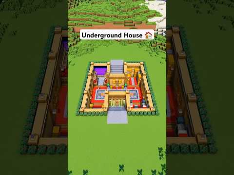 Minecraft Ultimate Underground House Tutorial 🏠 #minecraft