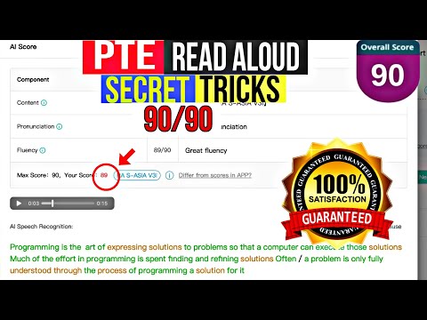 Pte Read Aloud Hidden Tricks To Get 90 By Pawan Sr???? #pawanpte #pte