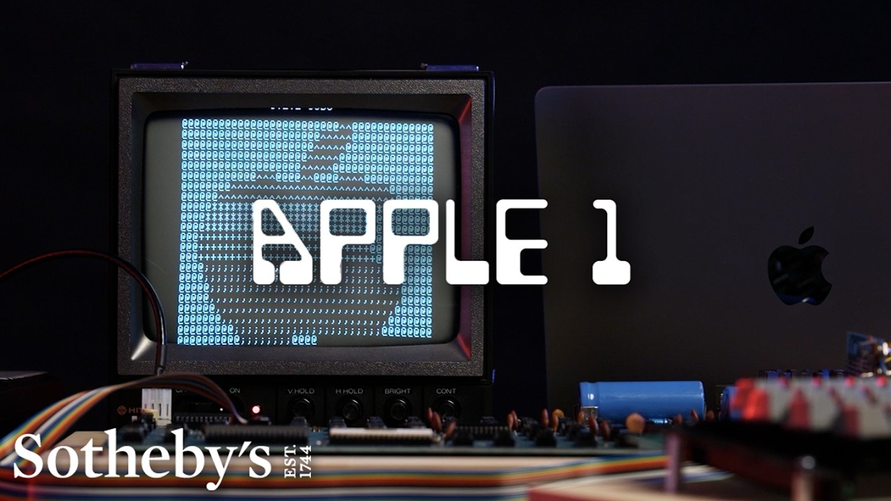 One of 50: The First Computer Apple Ever Sold | Sotheby's - YouTube
