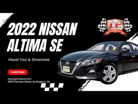2022 Nissan Altima 2.5 SE Sedan in Black for sale at JP Motors in Burlington, ON