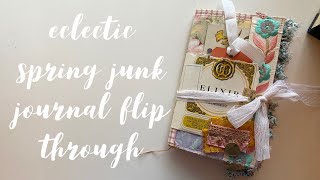 Eclectic Spring Junk Journal Flip Through // Journal Flip
