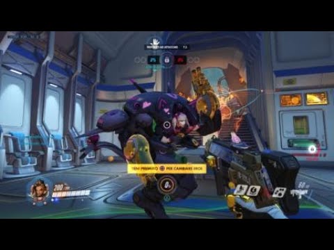 Overwatch interazioni: D.Va e Sombra. D.Va non sopporta gli hacker