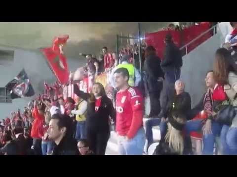 Claque do BENFICA em festa, 2º golo