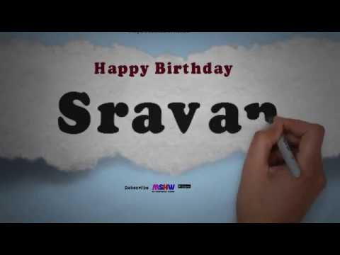 Happy Birthday Sravan | Whatsapp Status Sravan