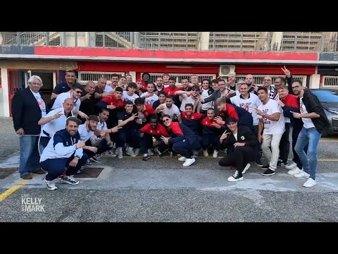 Mark Goes to Campobasso 1919 Soccer Game in Italy