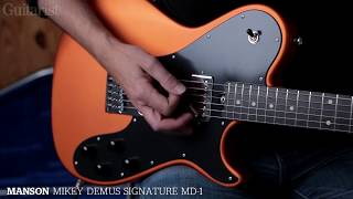 Video thumbnail for Manson Mikey Demus Signature MD-1 & MD-2 Demo by Guitarist