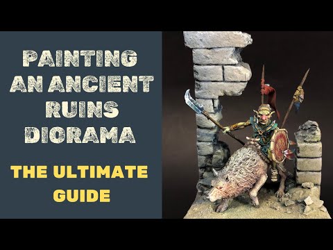 Painting A Miniature Ancient Ruins Diorama * (the ultimate guide) *