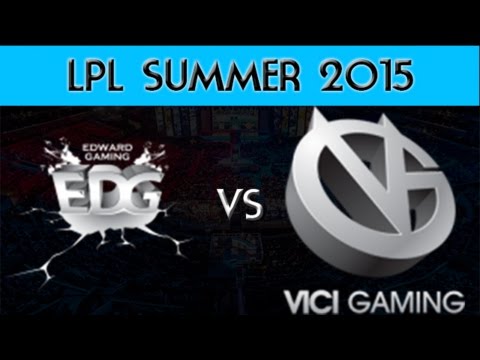 EDG vs VG - LPL Summer 2015 - W1D3 | Bo2
