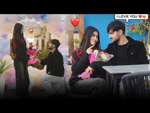 PROPOSING PRANK ON RUHI❤️😍 || RUHI का जवाब 😳 || Harshit PrankTv 