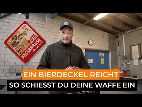 Ein Bierdeckel reicht - 80 % der Jagdwaffen sind nicht eingeschossen? - So schießt man die Waffe ein