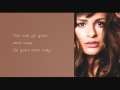Glee - Go your own way (lyrics)