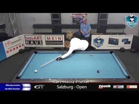 Albin Ouschan   Checkbilliard Salzburg Open   Fanmatch Karl Heinz Pfeffer