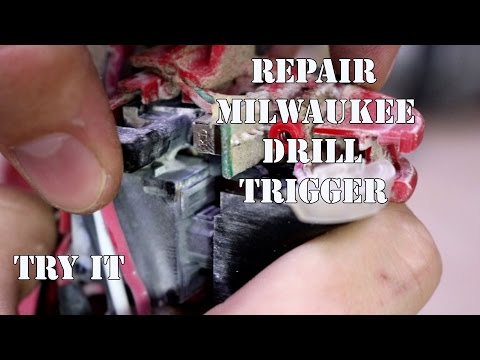 How to Fix Milwaukee Drill Trigger Repair and Teardown