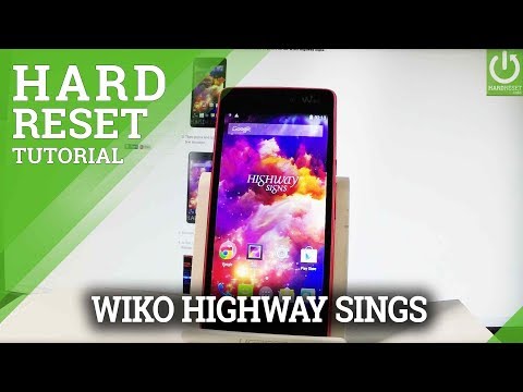 WIKO Highway Signs HARD RESET / Restore / Format / Factory Reset