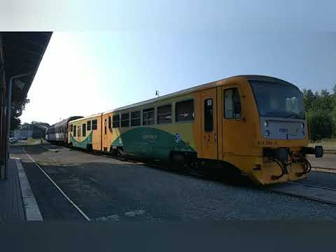 Kladno 7.8.2020  loko. 753.7 ČD Cargo a mot.jednotka 814.