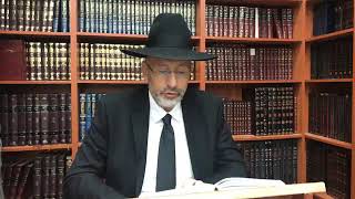 Le rabbi explique chabbat zakhor