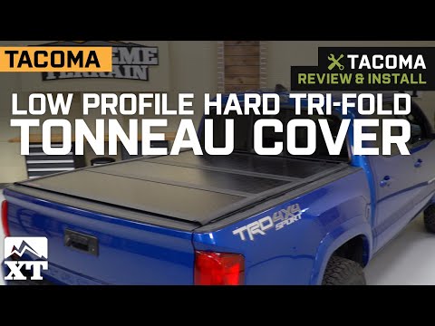 2016-2020 Tacoma Low Profile Hard Tri-Fold Tonneau Cover Review & Install