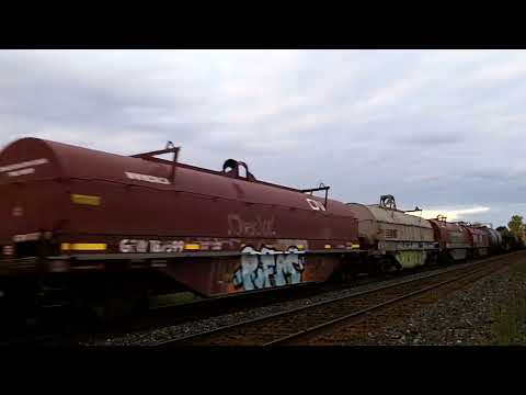 CN 399 w/CN Engines 2917, 2815 & 2623 lead this long 658 axle, WB Mixed/Autorack train by Georgetown