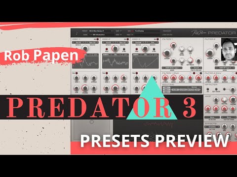 Rob Papen | Predator 3 Update 1.0.1 | 50 First Presets