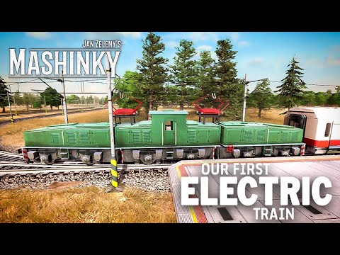 Mashinky #10 We create our first electric train line plus at the end move onto a new era