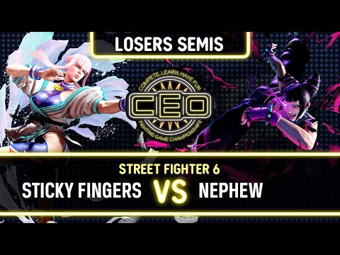 CEO 2023 SF6 TOP 8 LOSERS SEMIS - STICKY FINGERS VS NEPHEW