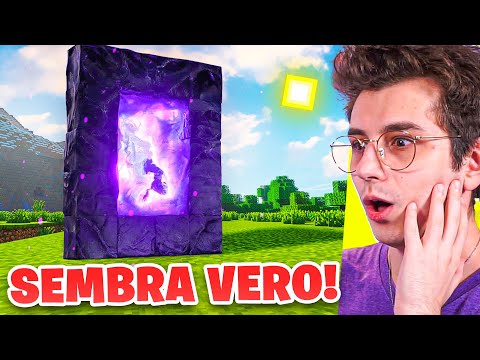 I REACT TO MINECRAFT SUPER REALISTIC! - ITA