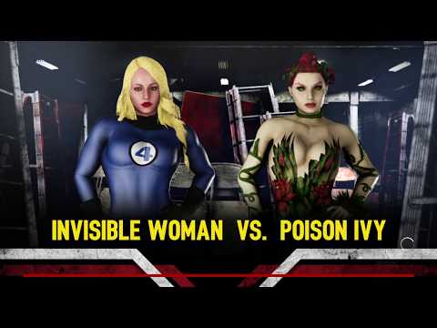 WWE 2K18 Susan Storm (Invisible Woman) Vs  Poison Ivy
