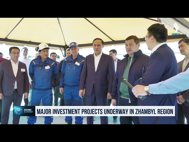 Jambıl ilinde büyük yatırım projeleri hayata geçiriliyor